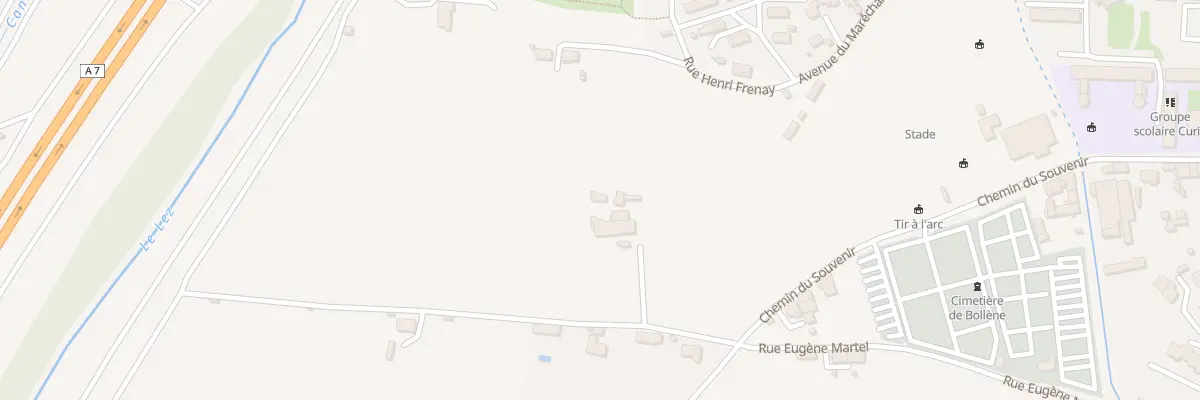 Plan du 9006 Av Mal Leclerc à Bollène