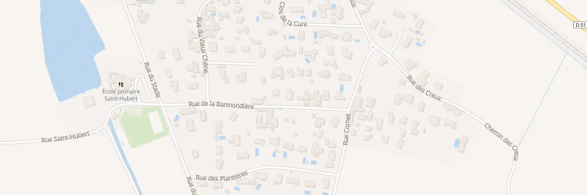 Plan du 211 Rue de la Barmondière à Ambérieux