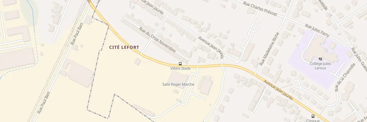 Plan du 59 Rue du Onze Novembre à Villers-Semeuse