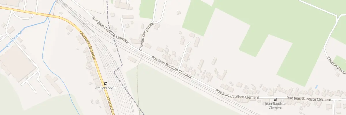 Plan du 136 Rue Jean-baptiste Clément à Villers-Semeuse