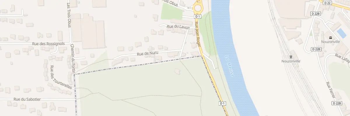 Plan du 1B Rue de Nuru à Nouzonville