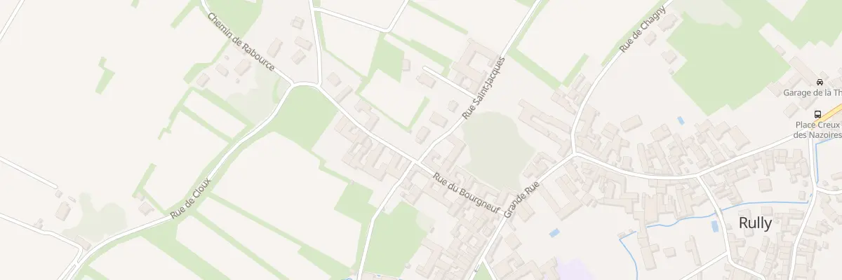 Plan du 1 Rue Saint Jacques à Rully