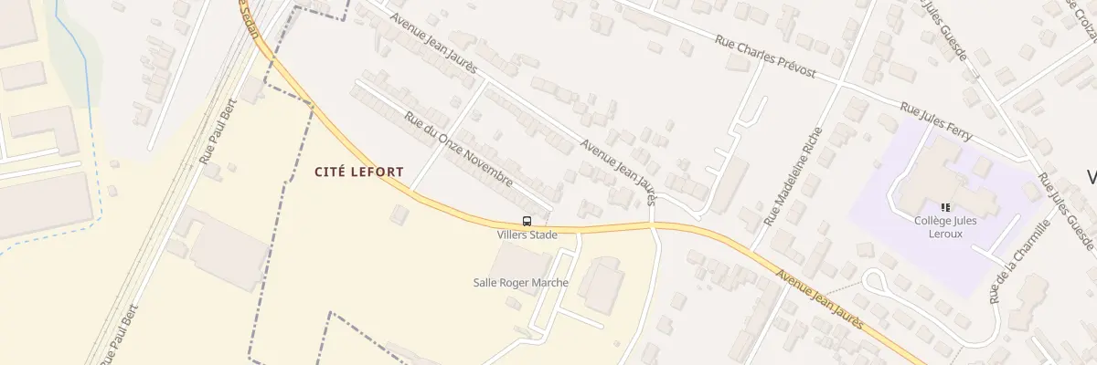 Plan du 58 Rue du Onze Novembre à Villers-Semeuse