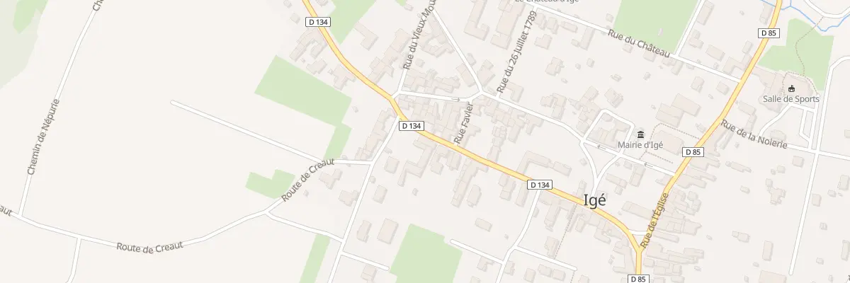 Plan du 5164 Rue Grande Rue à Igé
