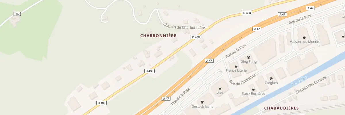 Plan du 3269 Rte de Rive-de-Gier à Givors