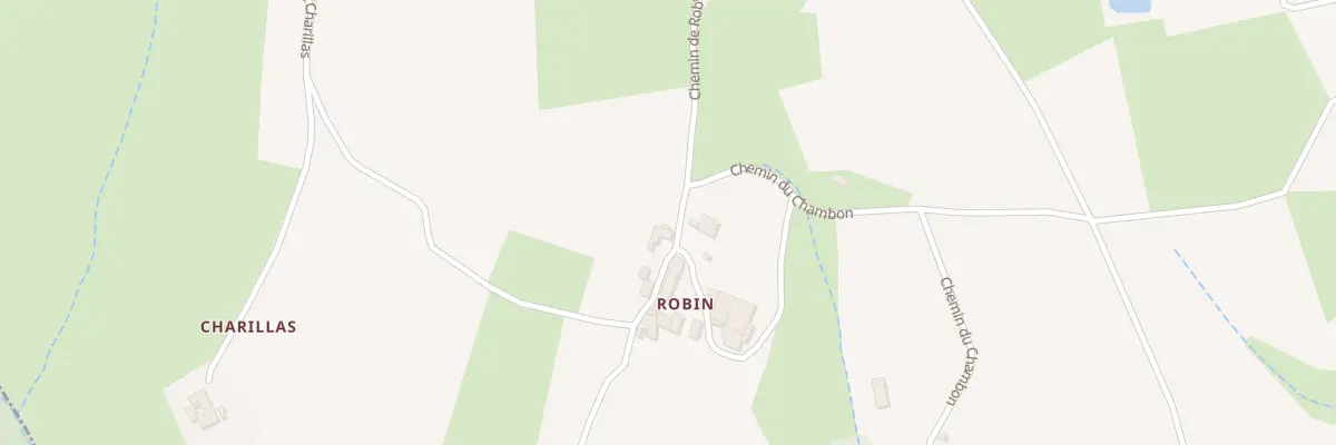 Plan du 410 Che de Robin à Eclassan