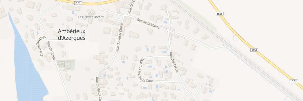 Plan du 50 Rue du Clos de la Cure à Ambérieux