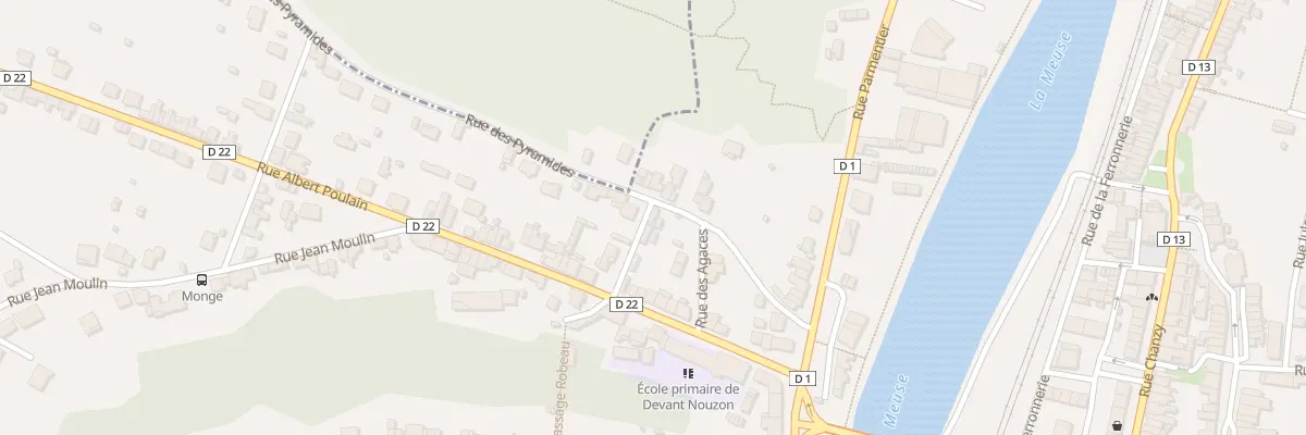 Plan du 9 Rue des Pyramides à Nouzonville