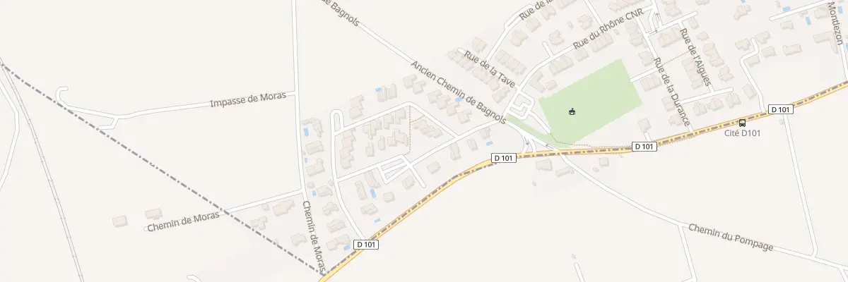 Plan du 33 Rue du Gard à Montfaucon