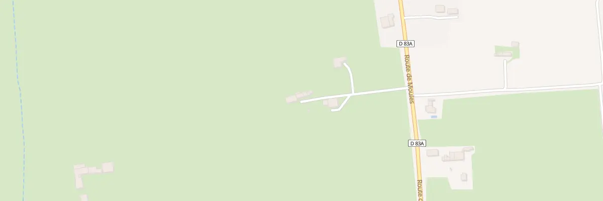 Plan du 1291F Rte Rd 83a Emb Moules Raphele à Arles