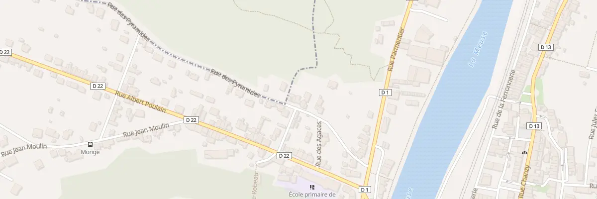 Plan du 12 Rue des Pyramides à Nouzonville