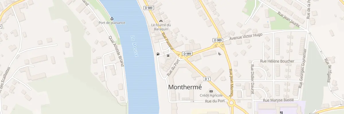 Plan du 4 Pl Jean Baptiste Clement à Monthermé
