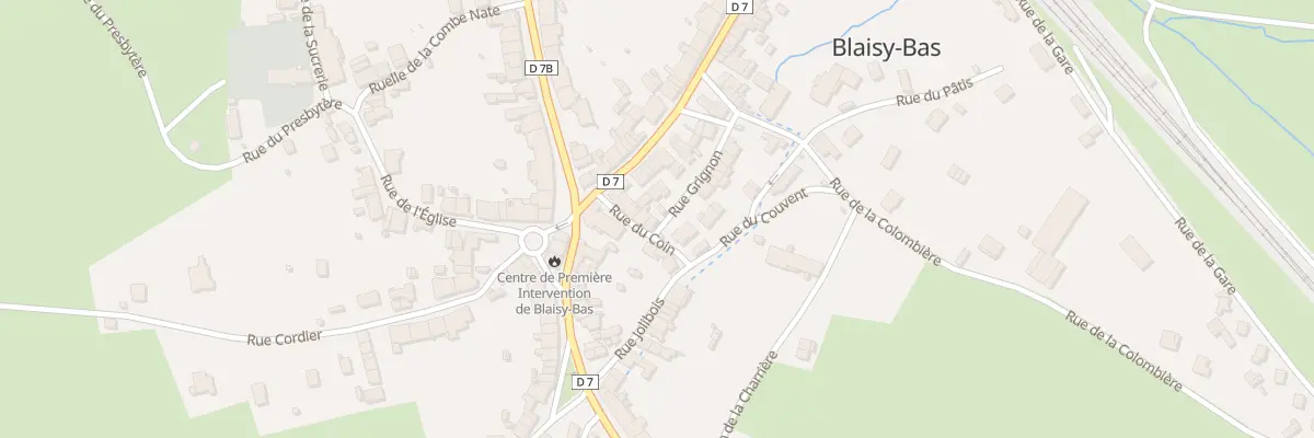 Plan du 5 Rue du Coin à Blaisy-Bas
