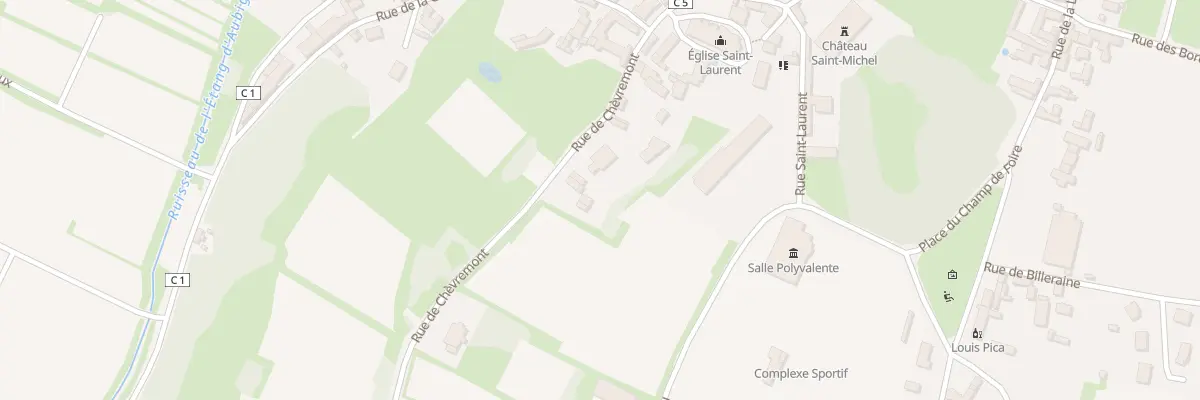 Plan du 9 Rue de Chevremont à Rully