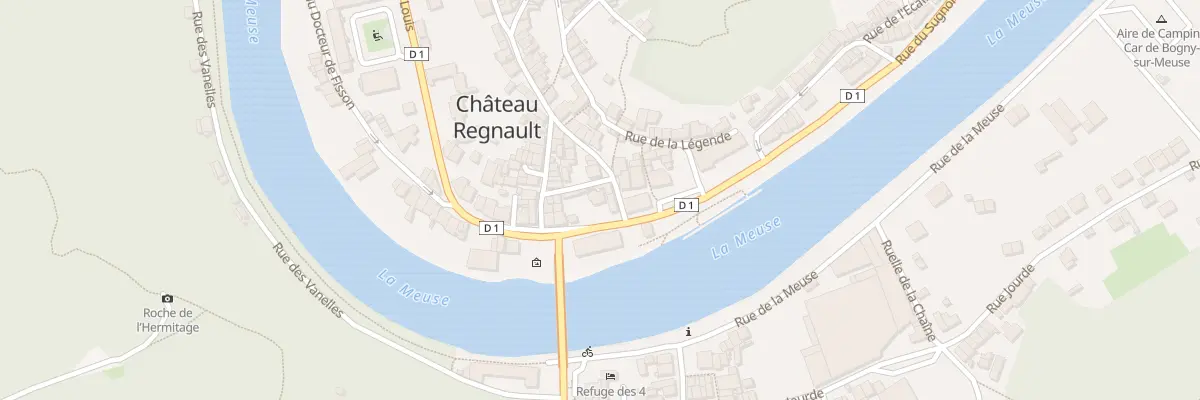 Plan du 4 Rue Maurice Louis à Bogny-sur-Meuse