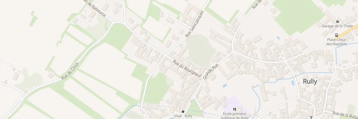Plan du 10 Rue du Bourgneuf à Rully