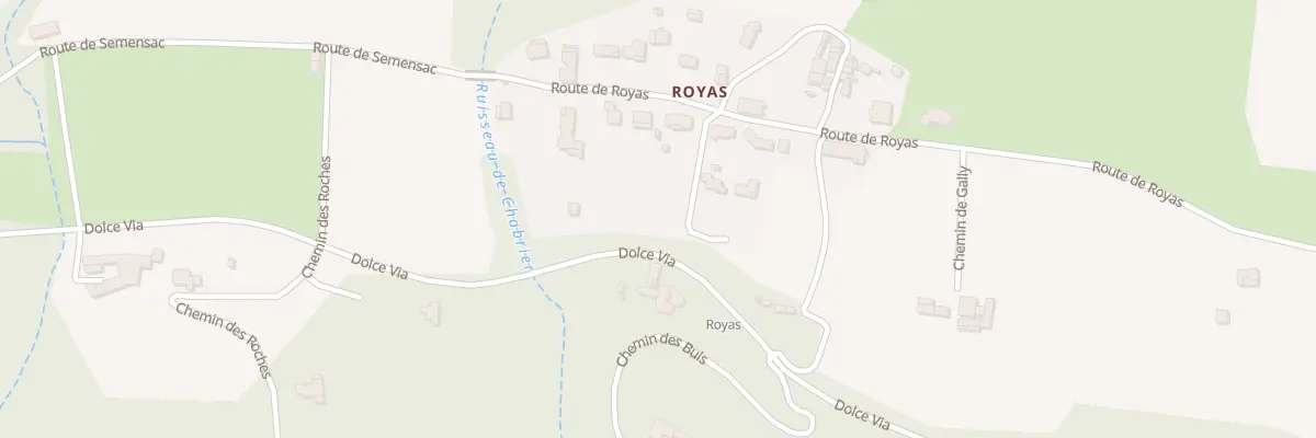 Plan du 78 Plaine de Royas à Saint-Laurent-du-Pape