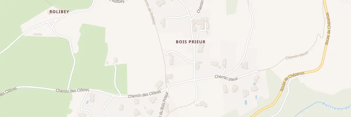 Plan du 287 Che du Bois Prieur à Saint-Pierre-de-Bœuf