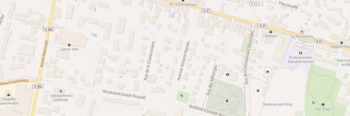 Plan du 8 Rue Antoine Mortier à Belleville-en-Beaujolais