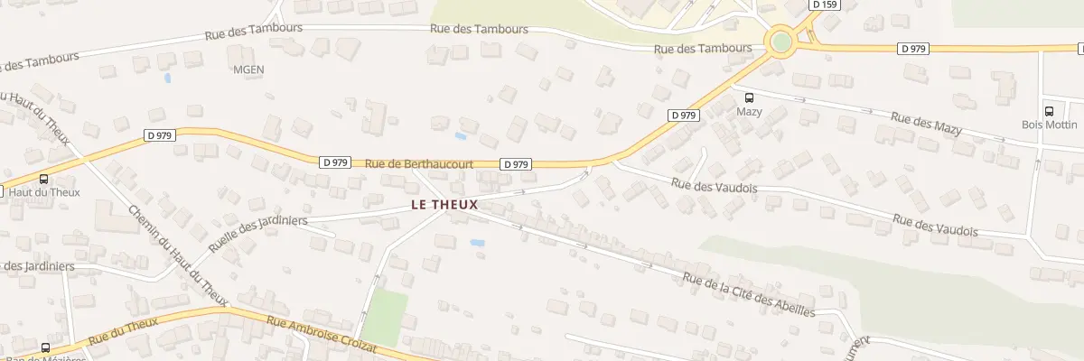 Plan du 80 Rue de Berthaucourt à Charleville-Mézières