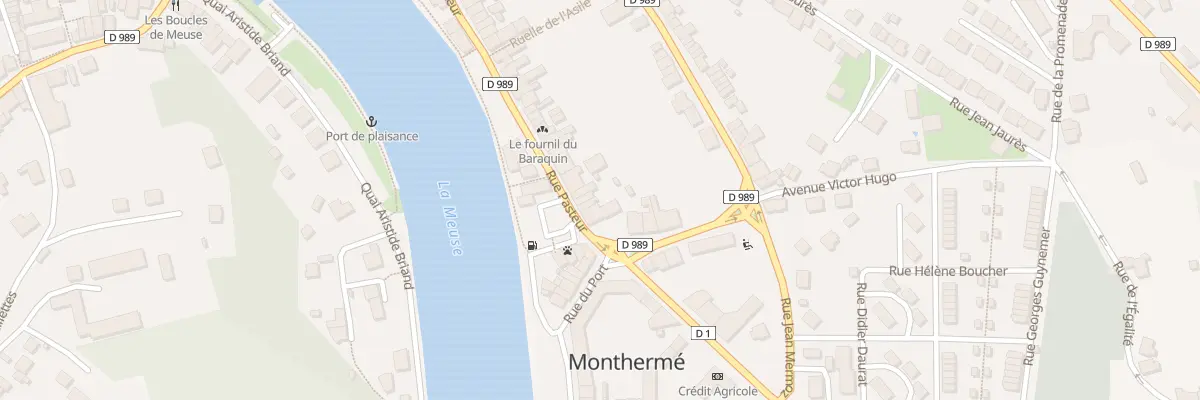 Plan du 4 Rue Pasteur à Monthermé