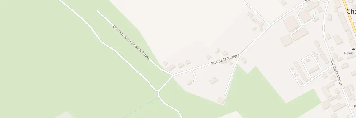 Plan du 14 Rue de la Rosiere à Challerange