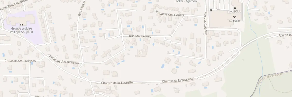 Plan du 13 Rue Mauvernay à Craponne
