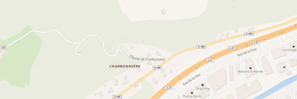 Plan du 9101 Che de Charbonnieres à Givors