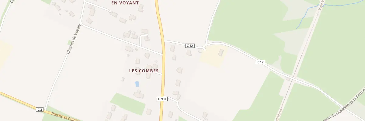Plan du 57 Av de Mortières à Givry