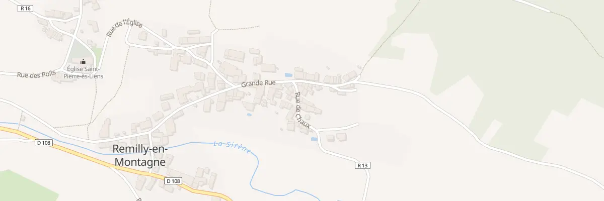 Plan du 5 Rue de Chaux à Remilly-en-Montagne