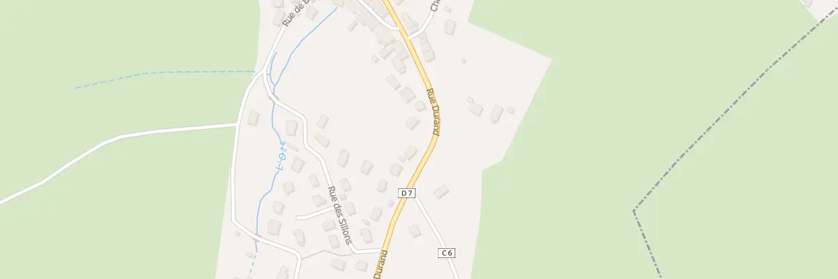 Plan du 34 Rue Durand à Blaisy-Bas