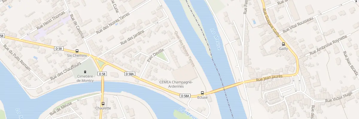 Plan du 18 Rue Parc Deville à Charleville-Mézières
