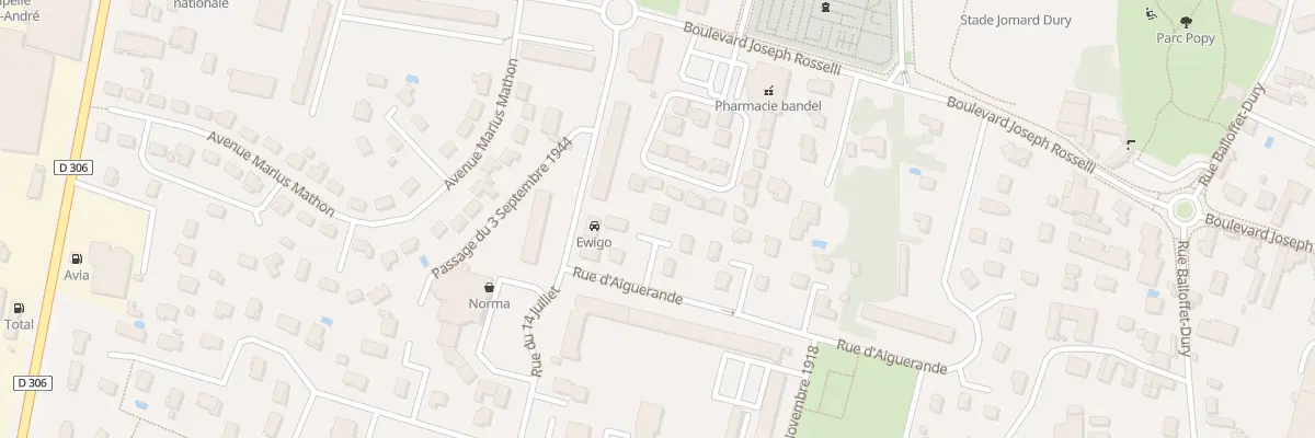 Plan du 36 Rue d’Aiguerande à Belleville-en-Beaujolais