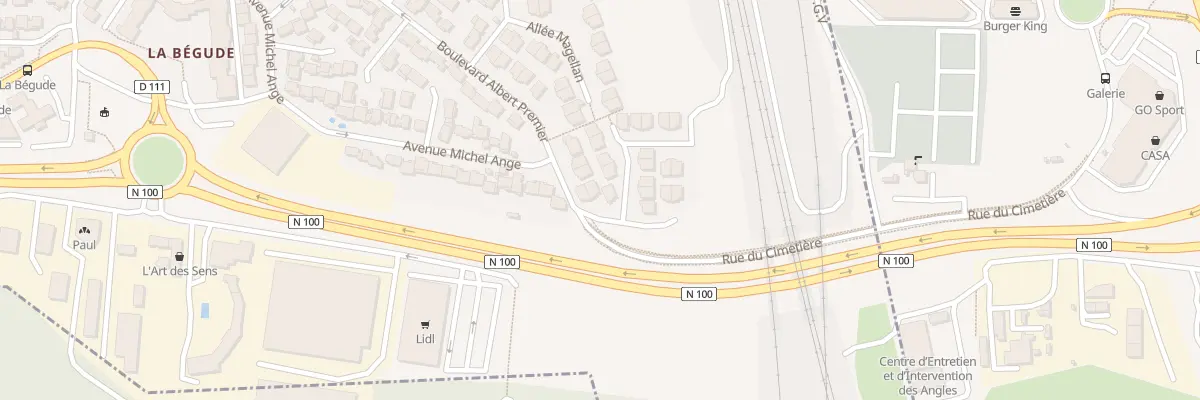 Plan du 47 Bd Albert 1er à Rochefort-du-Gard