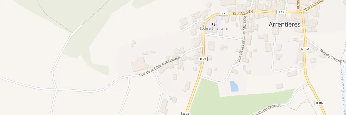 Plan du 16 Le Village à Arrentières