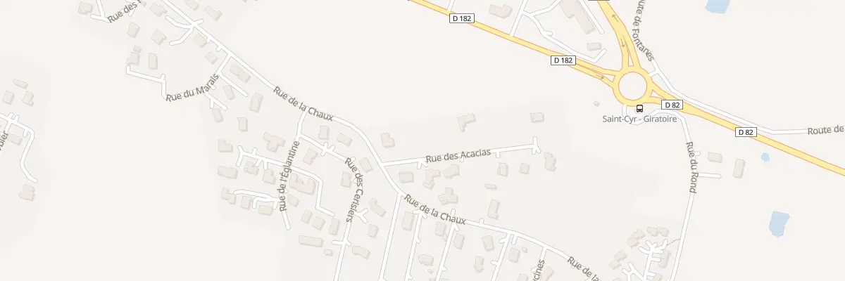 Plan du 15 Rue des Acacias à Saint-Cyr