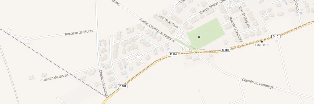 Plan du 3 Rue du Rhone à Montfaucon