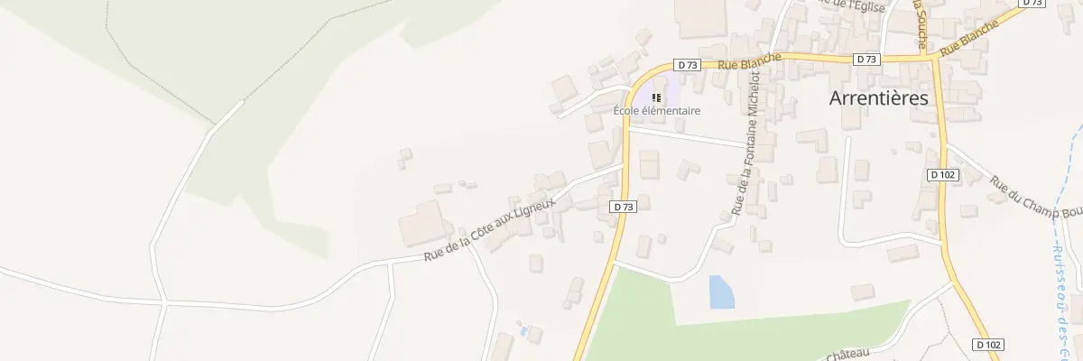 Plan du 4 Rue de la Côte aux Ligneux à Arrentières