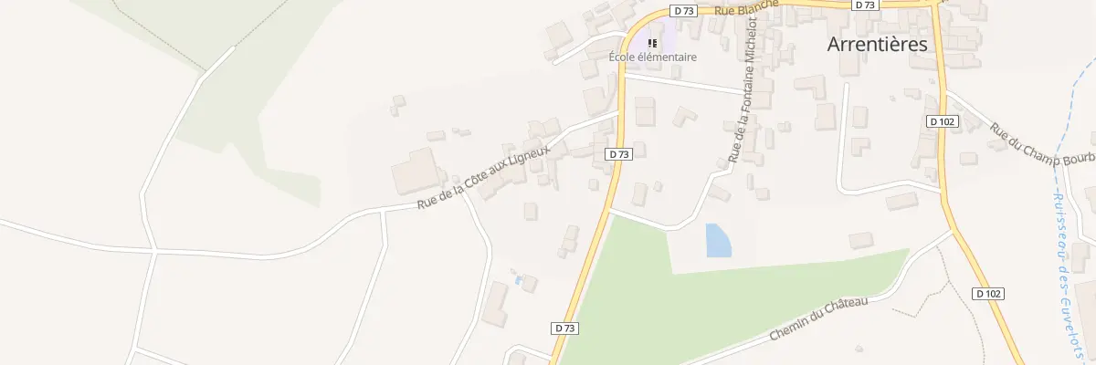 Plan du 5 Rue de la Côte aux Ligneux à Arrentières