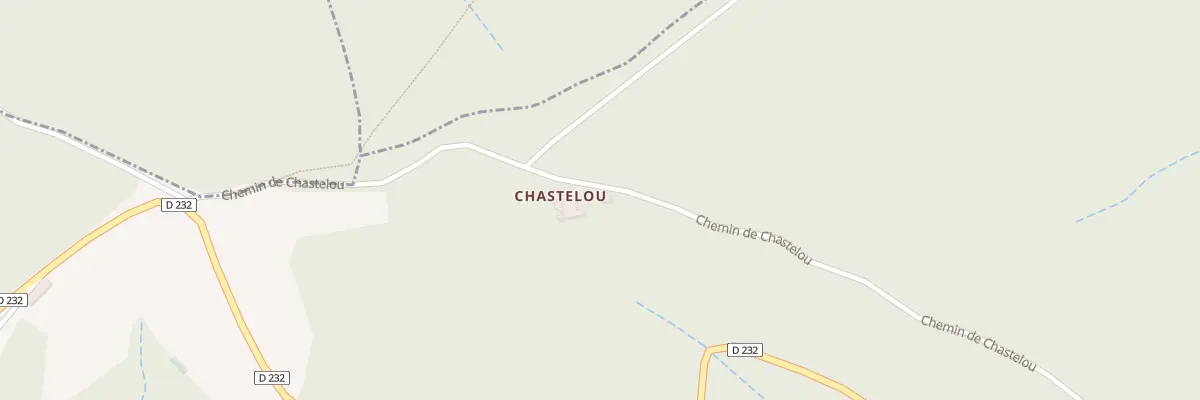 Plan du 1785 Che de Chastelou à Gilhac-et-Bruzac