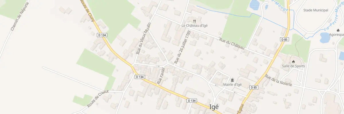 Plan du 5121 Rue du 26 Juillet 1789 à Igé