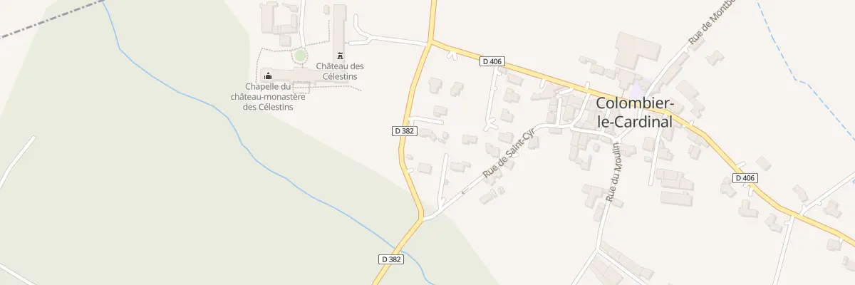 Plan du 1 Labitou à Colombier-le-Cardinal