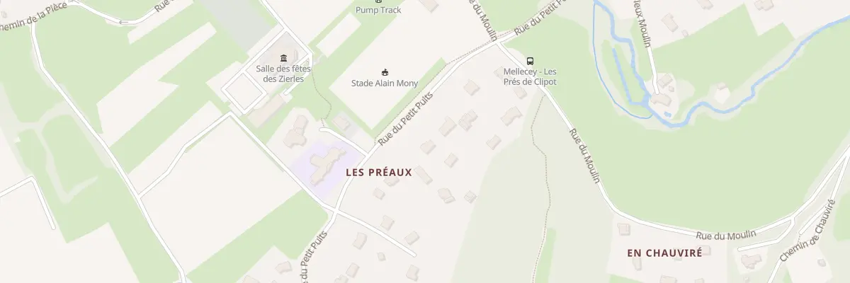Plan du 1211 Rue du Petit Puits à Mellecey