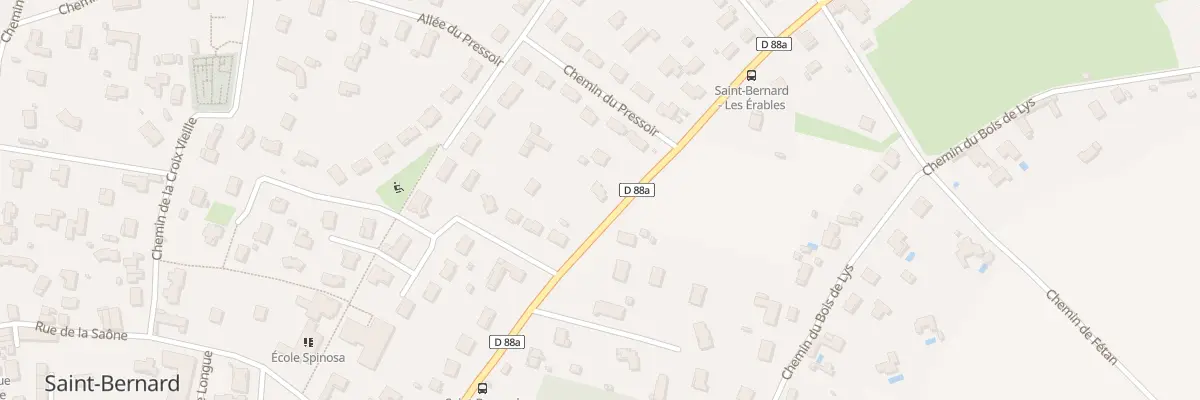 Plan du 231B Av des Hélvètes à Saint-Bernard