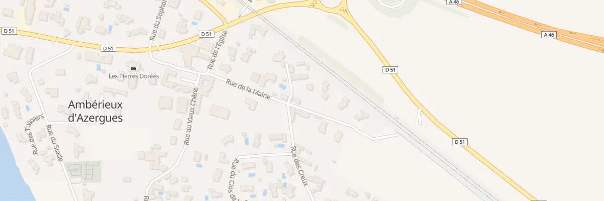 Plan du 251 Rue de la Mairie à Ambérieux