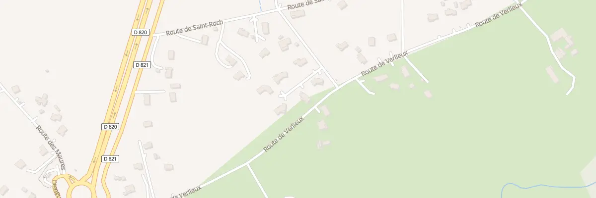 Plan du 5797 Rte de Verlieux à Peaugres