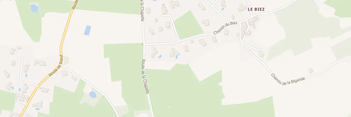 Plan du 70 Che du Biez à Saint-Pierre-de-Bœuf