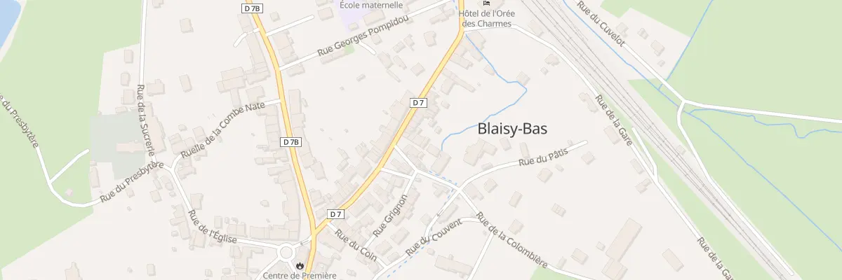 Plan du 24B Rue d’Avau à Blaisy-Bas