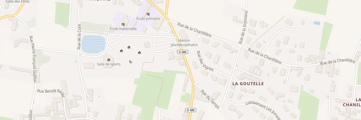 Plan du 5492 Rte du Bourg à Romanèche-Thorins