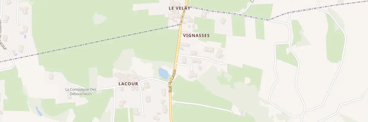 Plan du 206 Rue du Lavoir à Limony